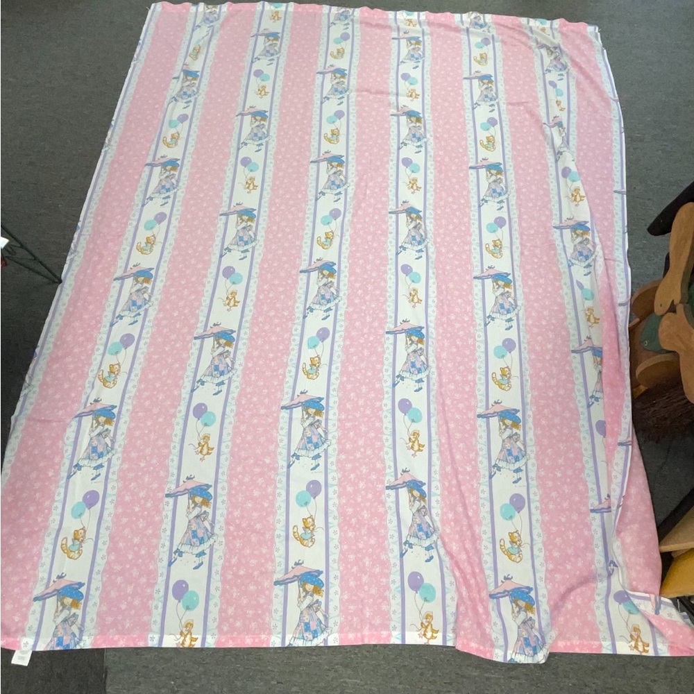 🌸 Rare Vintage Holly Hobby Full size‎ sheet set, pastel Excellent used Cond…